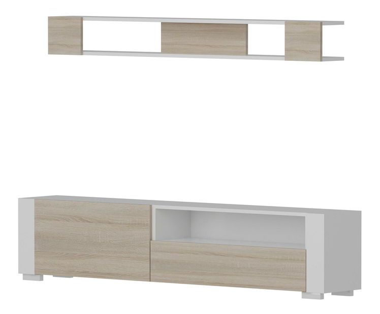 Obývacia stena Ariell (biela + cordoba)