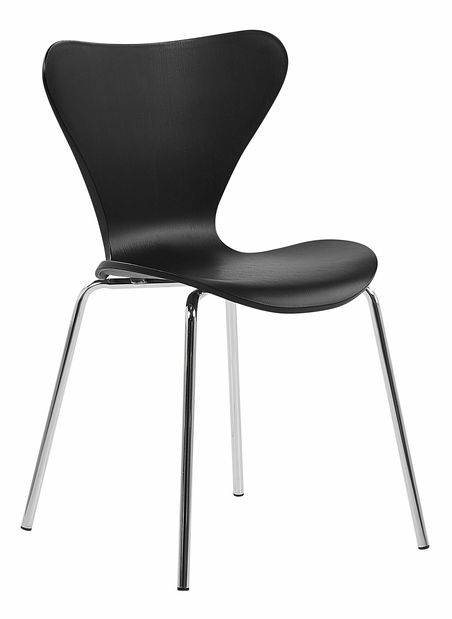 Set 2 kom. blagovaonskih stolica BONVO (crna)