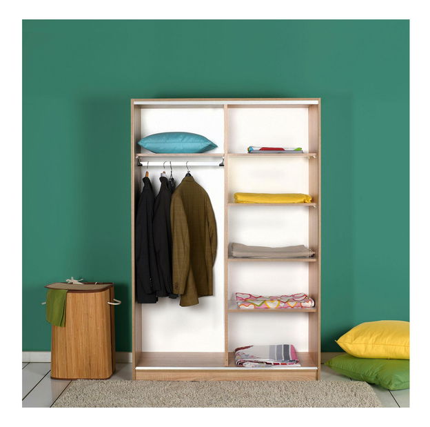 Dulap de haine cu uși culisante Seworella 4 (cu oglindă) (stejar sonoma)