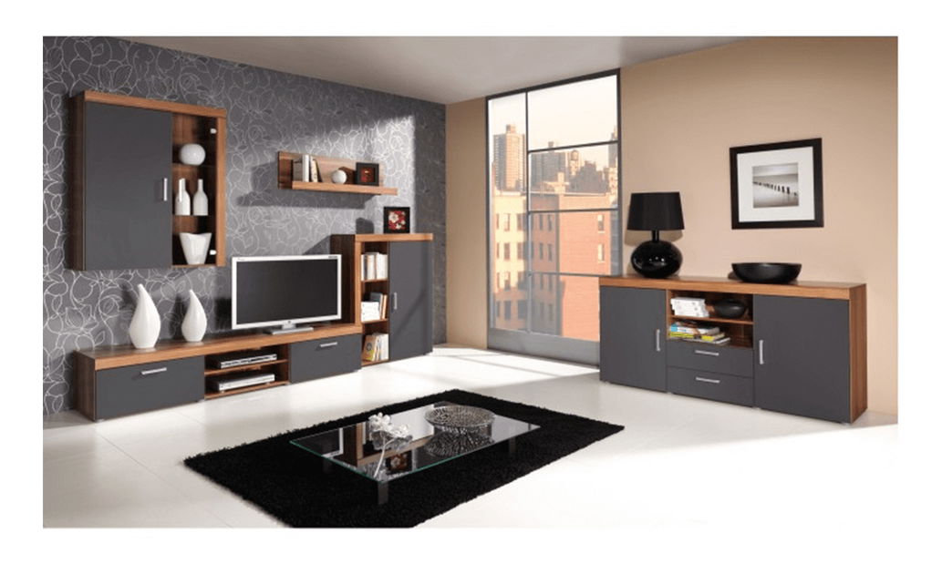 Dulap cu rafturi Chamina 2 (Prun)