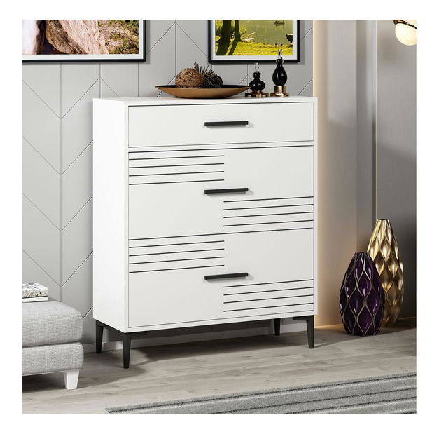 Konzolový stolík Kebose (biela) 