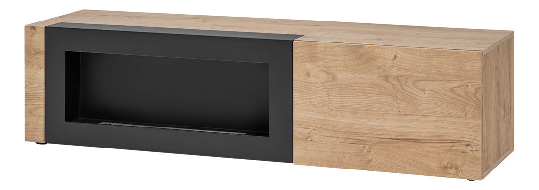 Masă TV Aruno AR RTV-K (Stejar ribbeck) (cu bioșemineu)