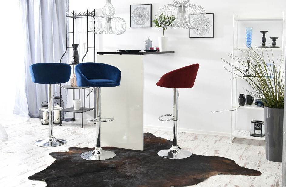 Stolička Hanzel (námornícka + čierna)