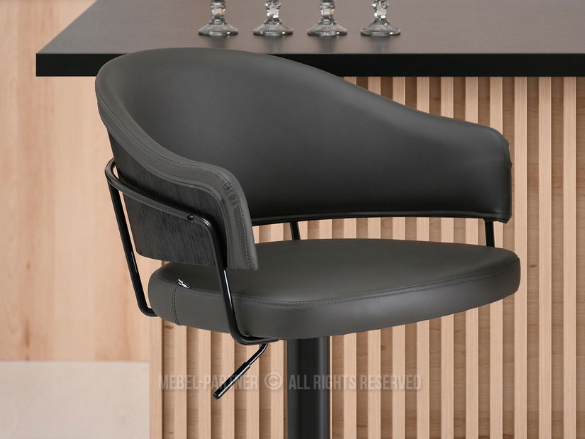 Stolička Horatio (grafit + čierna)