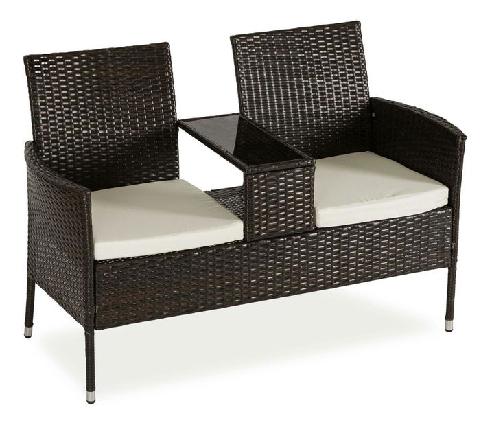 Vrtna sofa Kraft (smeđa) 