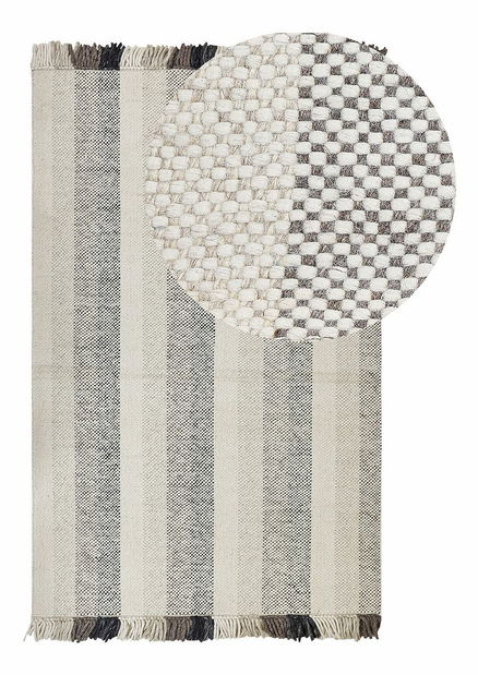 Koberec 160 x 230 cm Emir (biela)