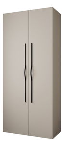 Ormar za garderobu 110 cm Carmela 40-2 (kašmir + crna)