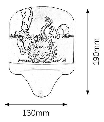 Dekoratívne svietidlo Leon 4571 (viacfarebné)