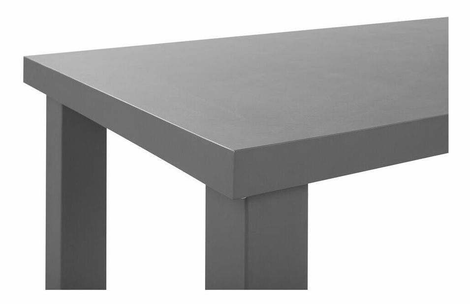 Set pentru grădină TONUTO (gri) (2 băncuțe) (pentru 4 persoane)