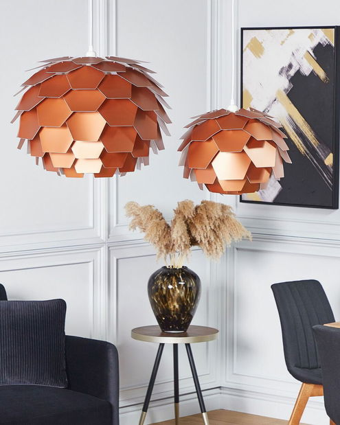 Stropné svietidlo Sayoca (medená) 