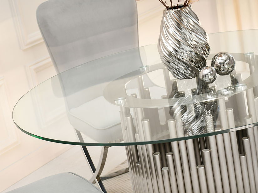 Jedálenský stôl Bufones (priehľadné)