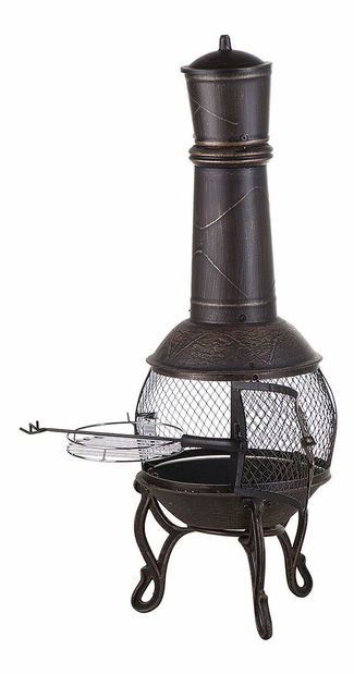 Kamin TECONO (čelik) (mjedena)