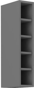 Gornji kuhinjski regal Nesia 15 G-72 OTW (korpus: antracit + front: antracit)