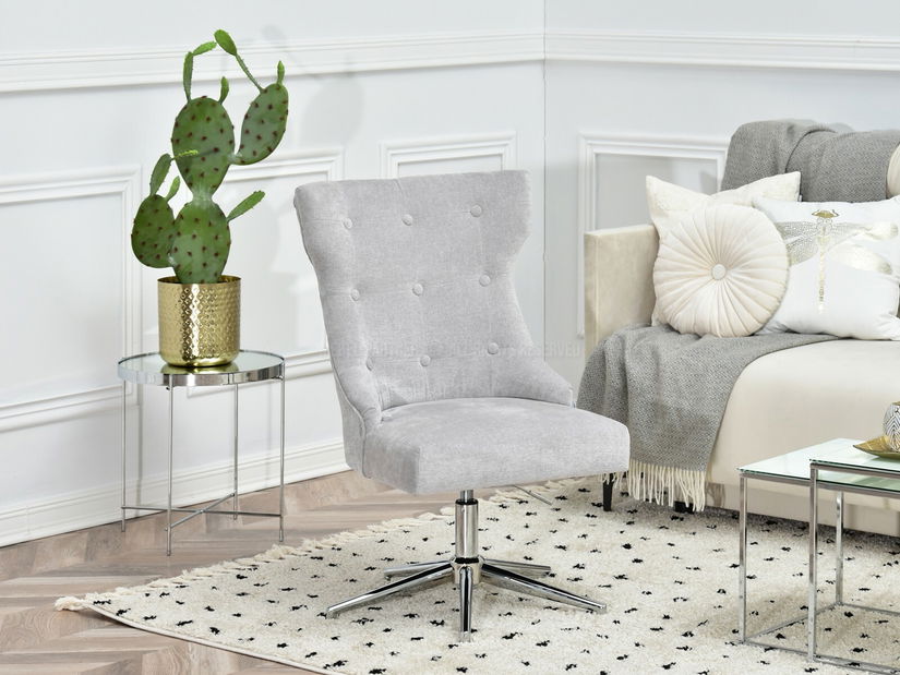 Fotel Elza (szürke + fekete)