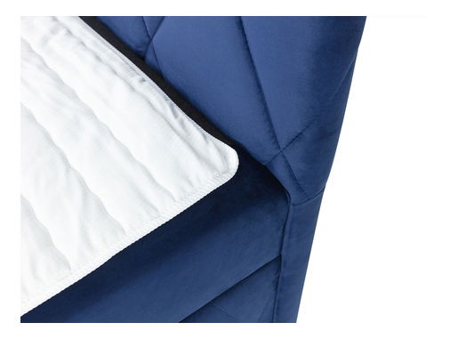 Manželská posteľ 180 cm Tebsano (čierna) (s roštom a matracom) (s úl. priestorom)