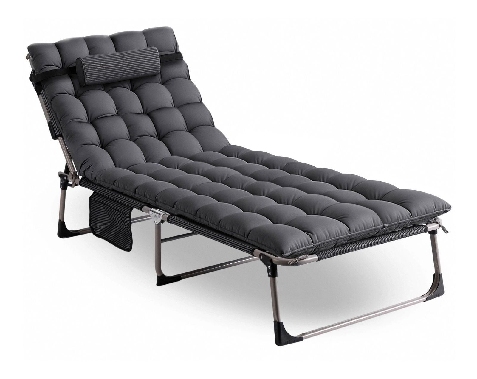 Șezlong de grădină Venden (gri) 