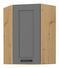 Dulap superior de bucătărie de colț Lucid 58 x 58 GN 90 1F (Stejar artisan + dustgrey)