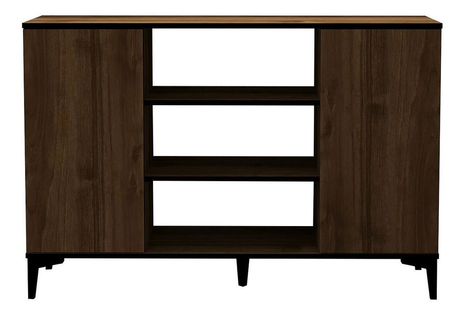 Nappali bútor szett Goroleno (dió + fekete)