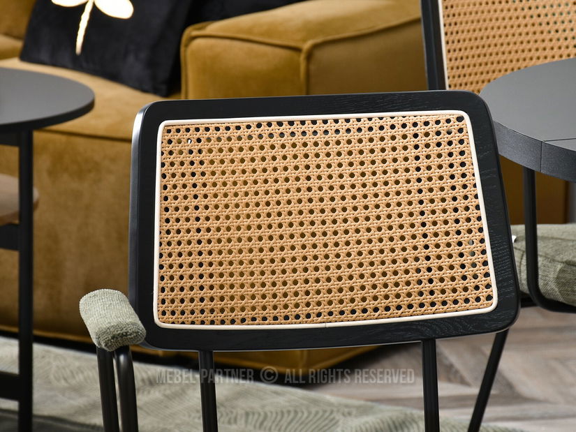 Stolička Cleo (kaki + čierna)