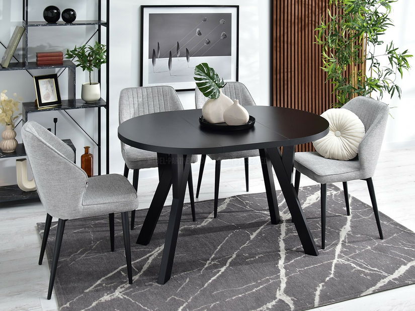 Étkezőasztal Bulgaria (fekete + krém)