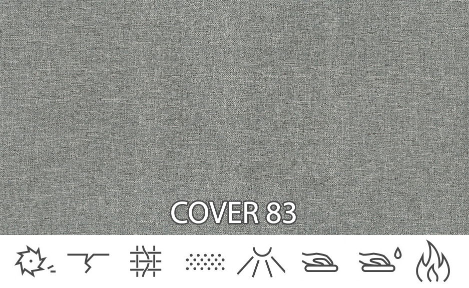 Rohová sedačka Vintari (svetlosivá) (P)