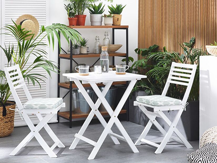 Bistro set FIJI (masiv) (boja mente)