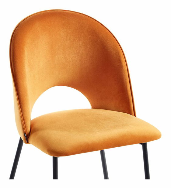 Set 2 ks jedálenských stoličiek Clarissa (oranžová)