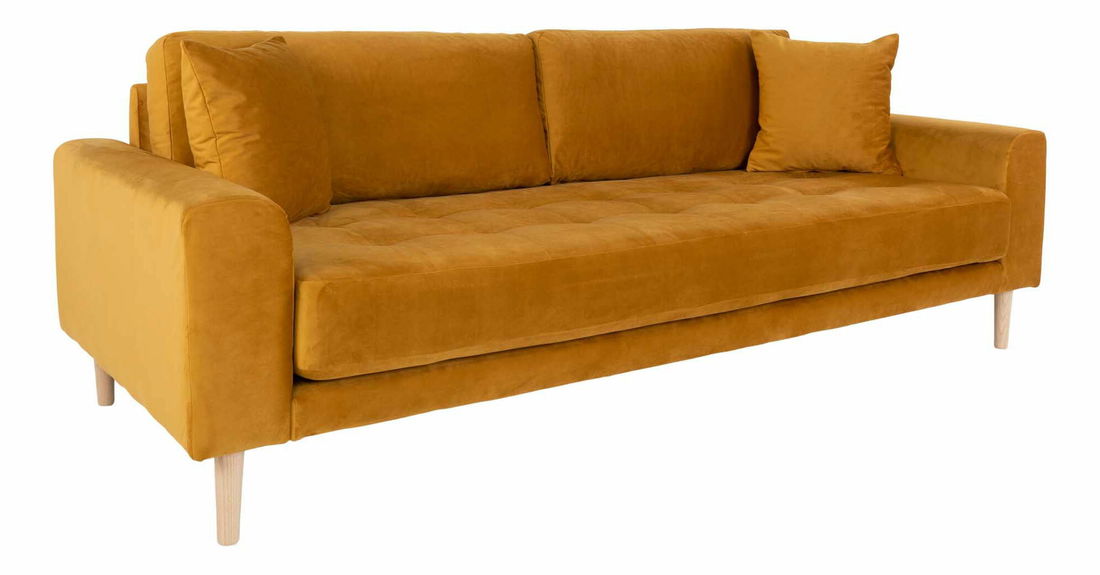 Pohovka trojsedačka Lvaveriaora 3 (horčicová)