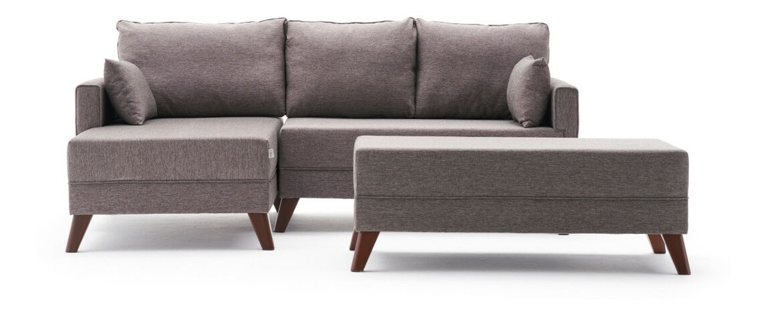 Canapea extensibilă Bellina Mini (maro) (S)