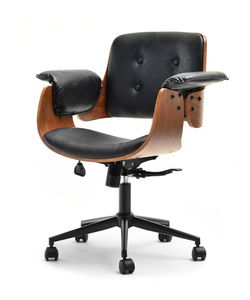 Stolica Duckie (tamni orah + crna)