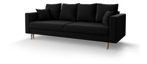 Pohovka trojsedačka Kinetic (čierna)