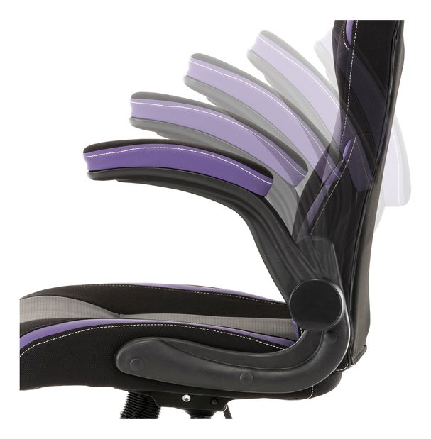 Uredska fotelja Yzix-Y352-PUR (crna + ljubičasta)