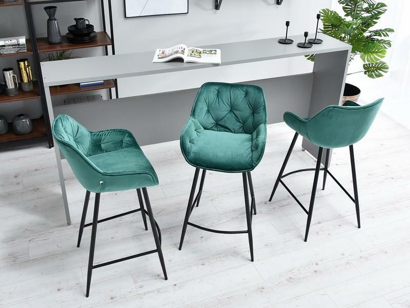 Stolička Lars (zelená + čierna)