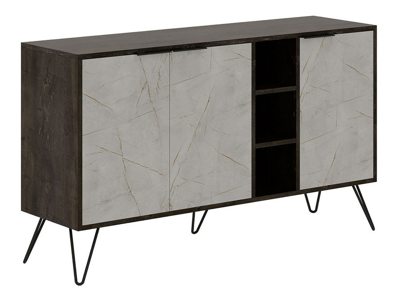 Skrinka Chiara (Tmavohnedá)