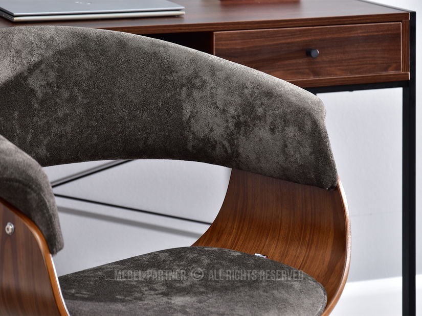 Stolička Manzaro (orech + čierna)