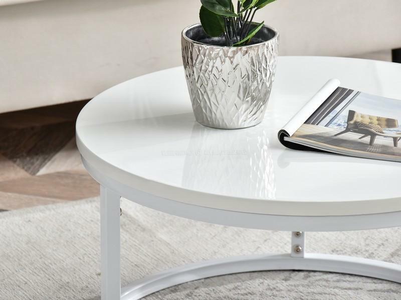 Măsuță de cafea Kolja Stolik S (alb)