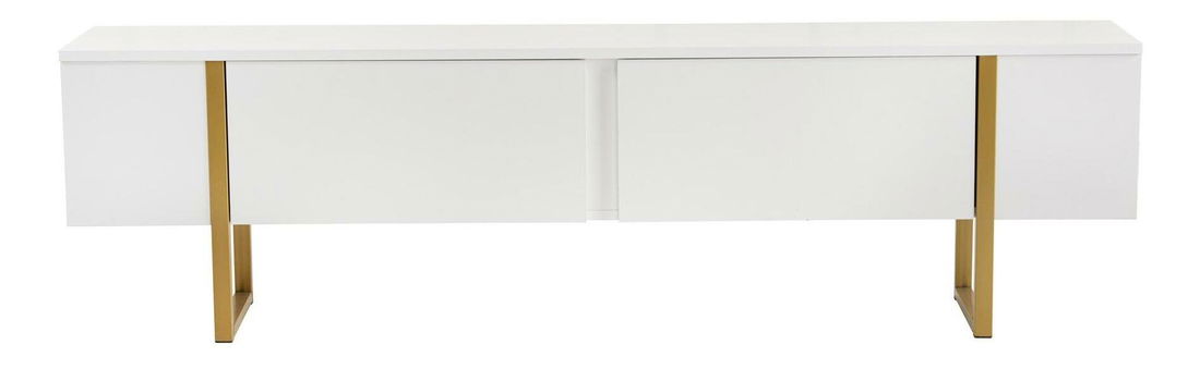 TV szekrény Seronitta (fehér + arany)