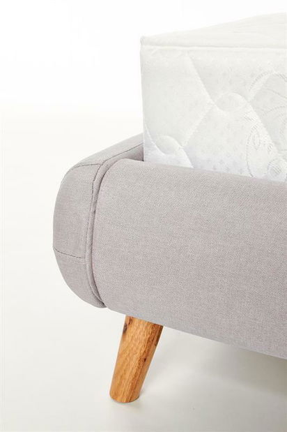 Bračni krevet 160 cm Edith (crna) (s podnicom)