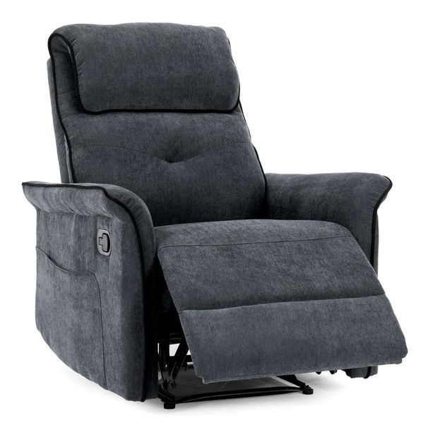 Polohovacie kreslo Trato (sivá)