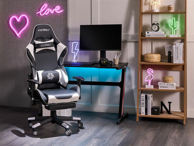 Uredska stolica Vittore (crna + bijela)