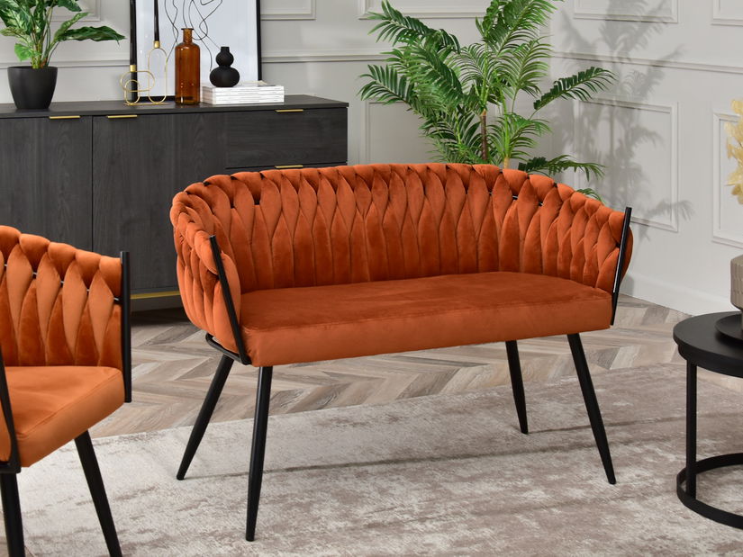 Canapea două locuri Radio (negru)