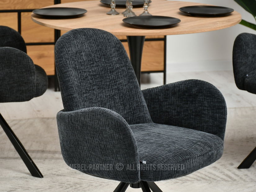 Stolička Sony (grafit + čierna)