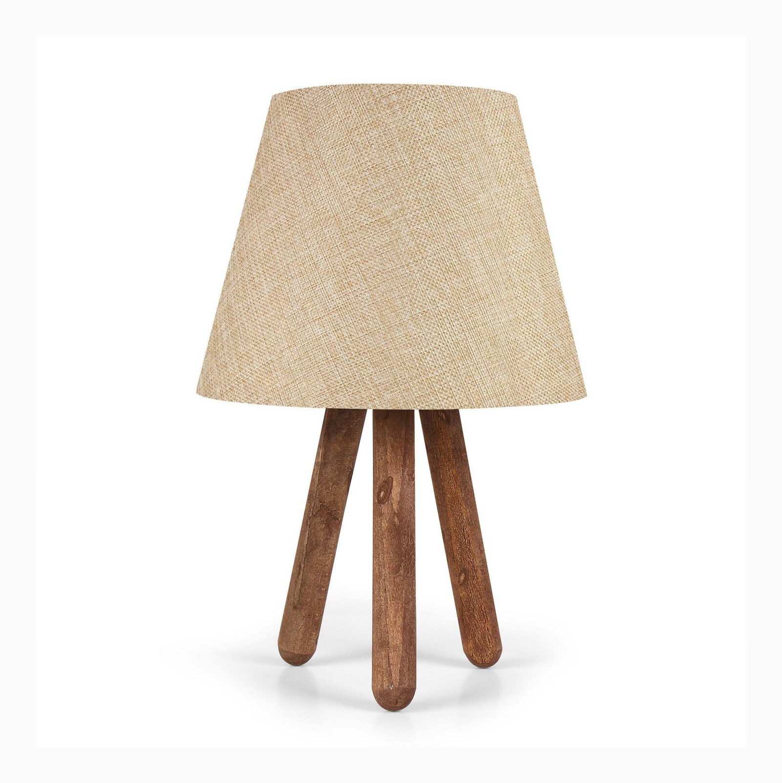 Stolová lampa Woodarella 2 (krémová + prírodná)