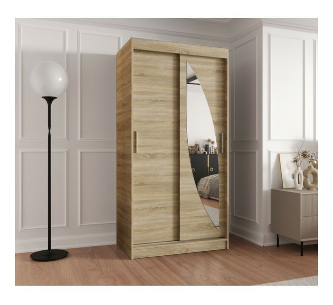 Ruhásszekrény 100 cm Milain (szonoma tölgy)