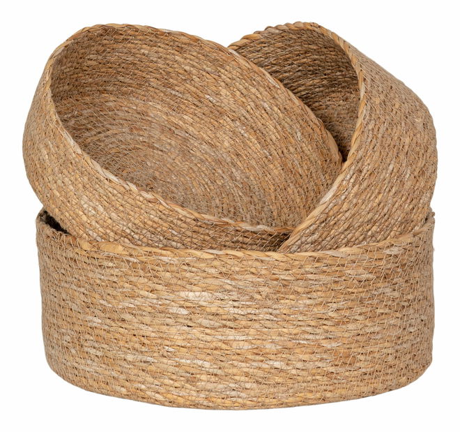 Set 3 ks košíkov Brindora (prírodná)