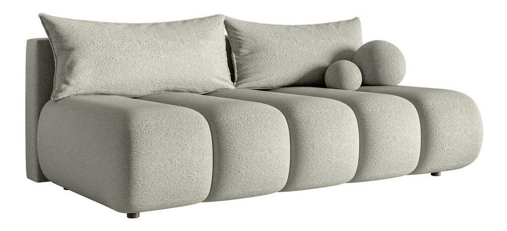 Pohovka trojsedačka Didier mini (sivobéžová + čierna)