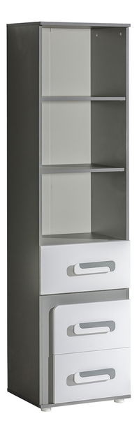 Vysoký regál Apetia 5 (antracit)