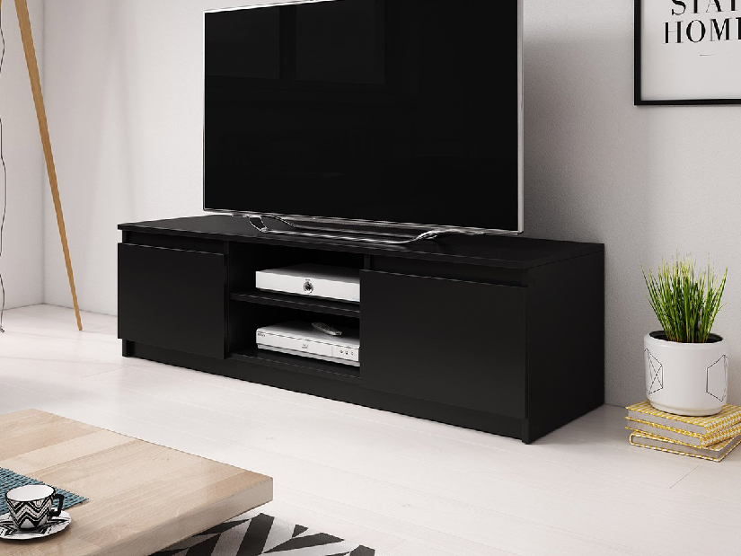 TV skrinka/stolík Zuzula (Čierny grafit)