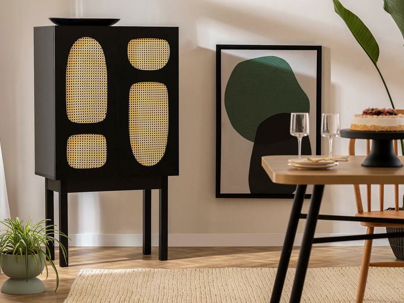 Szekrény Dodoka 1 (fekete) 