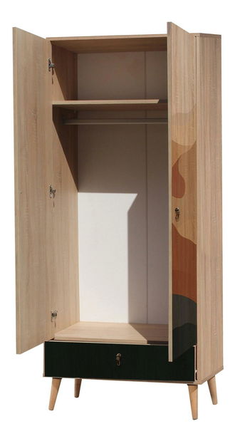 Dulap de haine Cettelona (Multicolor)